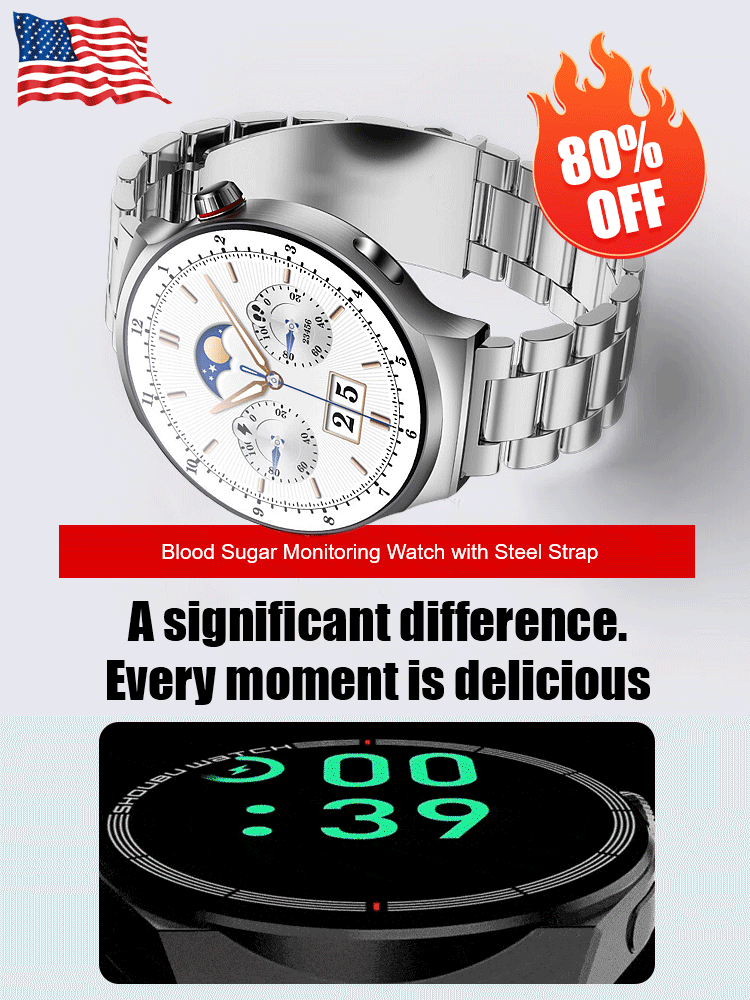 🔥【24-Stunden-Gesundheitscheck】Steel Band Watch4 Pro⌚Mount Sinai Hospital Arzt empfohlen