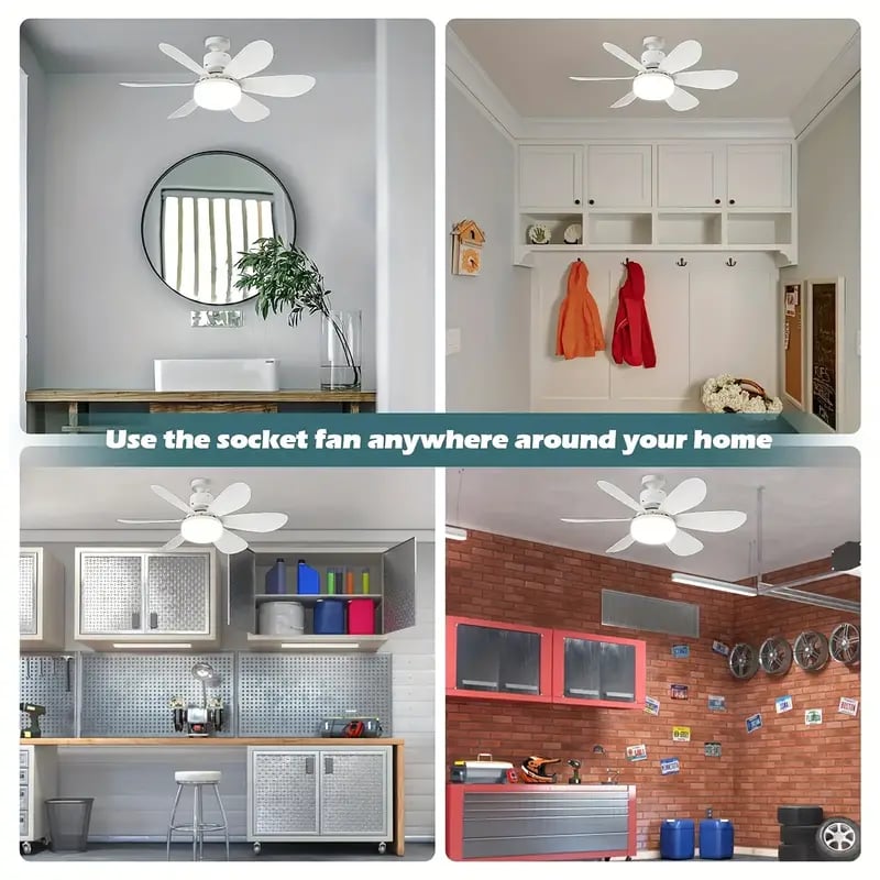 ⏳SOMMER-SCHLUSSVERKAUF 60 % RABATT🔥40-W-LED-Deckenventilator mit Beleuchtung – 20,5 Zoll, extrem leise, mit Fernbedienung 🎯 | E27 + KOSTENLOSER B22-Adapter 🔌 | Für Schlafzimmer 😴, Küche 👩‍🍳 und Garage 🛠️