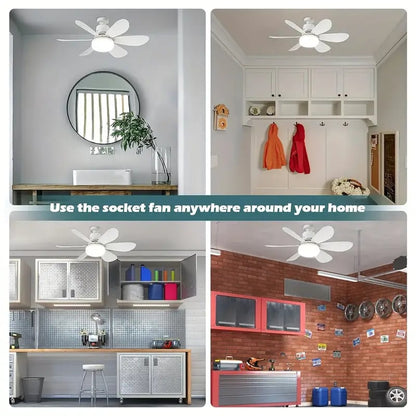 ⏳SOMMER-SCHLUSSVERKAUF 60 % RABATT🔥40-W-LED-Deckenventilator mit Beleuchtung – 20,5 Zoll, extrem leise, mit Fernbedienung 🎯 | E27 + KOSTENLOSER B22-Adapter 🔌 | Für Schlafzimmer 😴, Küche 👩‍🍳 und Garage 🛠️