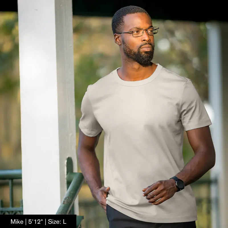 Ice Silk Herren Kurzarm-T-Shirt