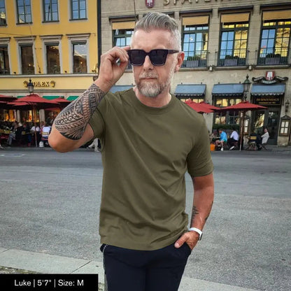 Ice Silk Herren Kurzarm-T-Shirt