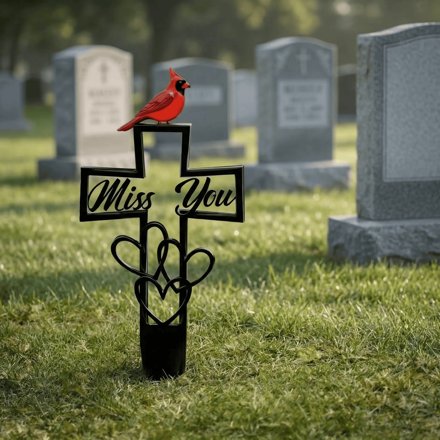🐦LETZTER TAG DES SONDERVERKAUFS –💖Gedenktafel aus Metall für den Friedhof zum Gedenken✝️