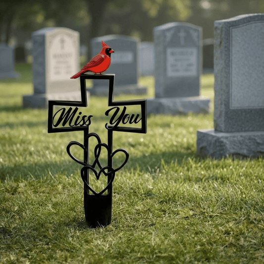 🐦LETZTER TAG DES SONDERVERKAUFS –💖Gedenktafel aus Metall für den Friedhof zum Gedenken✝️