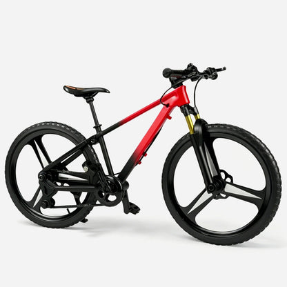 Sammlerstück: Mountainbike-Modell aus Metalllegierung mit Vorder- und Hinterradfederung