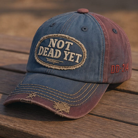 NOT DEAD YET – Vintage gewaschene Baseballkapp