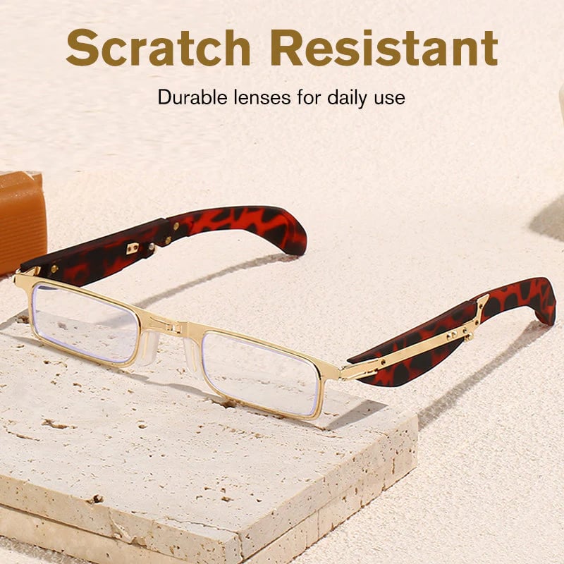 (🎁Letzter Tag 49 % Rabatt)👓Klappbare Lesebrille mit Blaulichtfilter und Etu