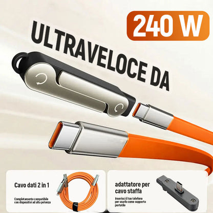 Der ultimative 240-W-Hybrid-Adapter „Power-Stand“ ⚡: die All-in-One-Lösung für Schnellladen und Bildschirmdarstellung