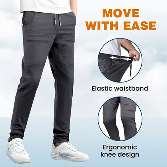 Strapazierfähige Cargohose mit hohem Stretchanteil und mehreren Taschen