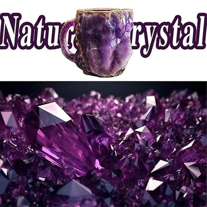 Kaffeetasse aus Mineralkristallimita