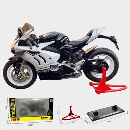 🏍️1:10 Legierungsmodell Kawasaki H2R, dynamische Details. Rennstrecken-inspirierter Stil.