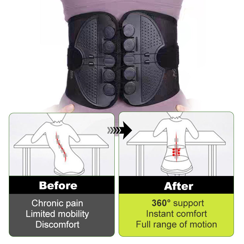 Verstellbarer Lendenwirbelstützgürtel Lower Back Brace