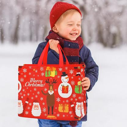 🎄 Yuletide Carry – Große wiederverwendbare Weihnachtsgeschenktasche 🛍️