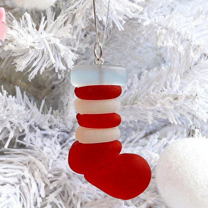 🌊Weihnachtsornamente aus Treibglas im Küstenstil💙