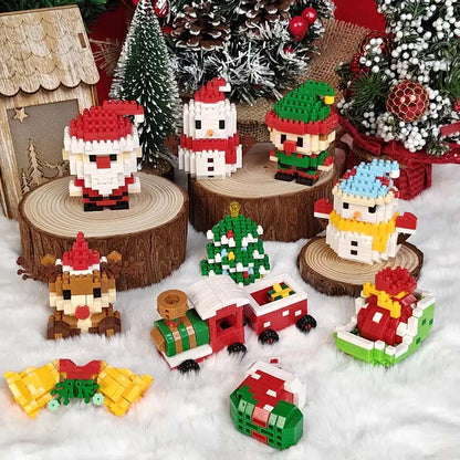 Weihnachts-Adventskalender-Bausteinset