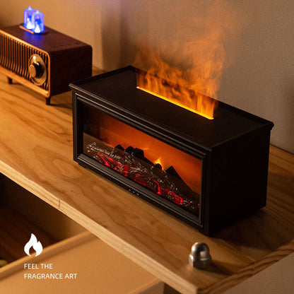 Luftbefeuchter mit Vintage-Kamin