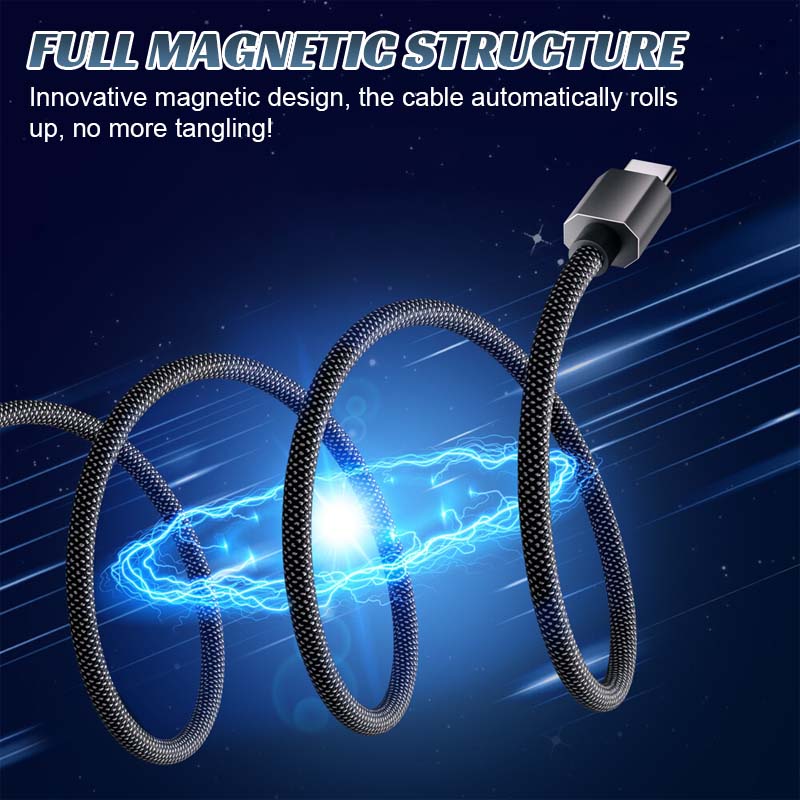 Magnetisches Anti-Tangle-Datenkabel