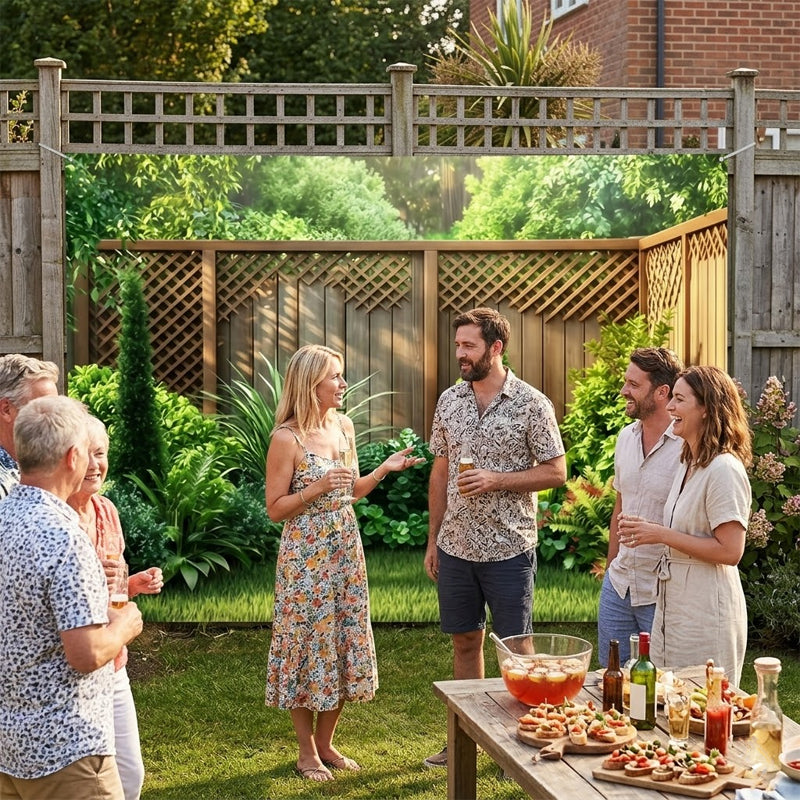 🌲🌸 Verwandle deinen Garten in einen Zauberwald – ein Banner, unendliche Schönheit! ✨
