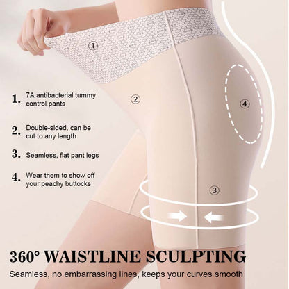 Damen-Unterwäsche aus Eisseide mit hoher Taille und Bauchkontrolle