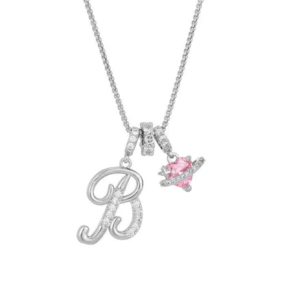 💖Letzter Tag 50 % Rabatt✨3-lagige Anhänger-Halsketten mit Initialen A-Z