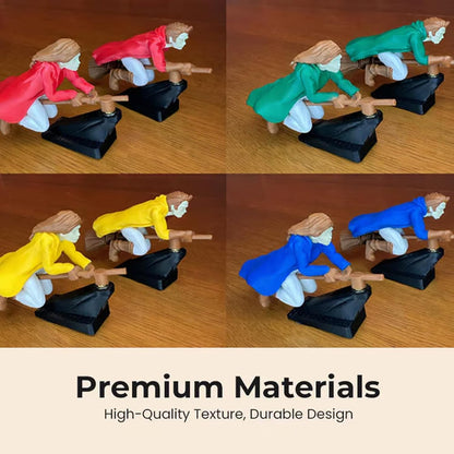 🚗Fantasy-Autodekoration – 🧙‍♀️Hexen- und Zauberer-Besenstiel-Armaturenbrett-Drift-Ornamente✨