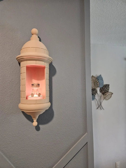 Puertoricanische Garita Wand-Coqui-Lampe