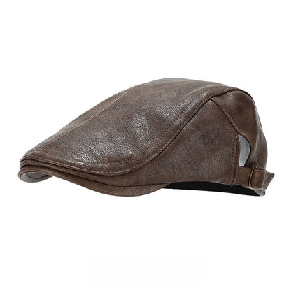 Zeitlos klassischer Stil Luxuriös weiche Lederkappe