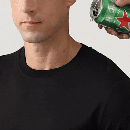 Ice Silk Herren Kurzarm-T-Shirt