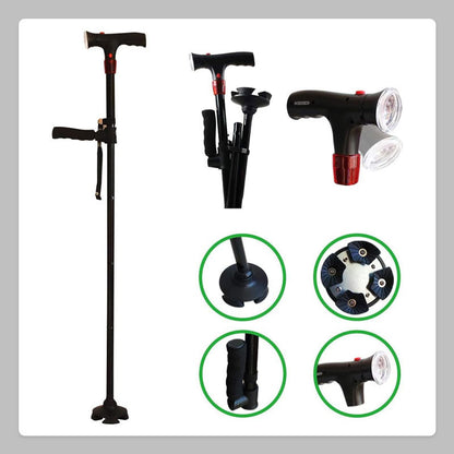 Alarm-LED-Doppelhandgriff-Seniorenstock