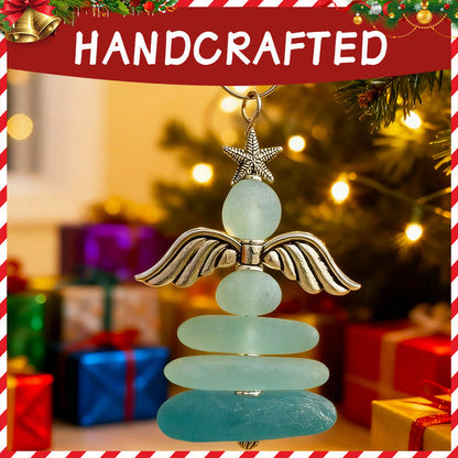 🌊Weihnachtsornamente aus Treibglas im Küstenstil💙