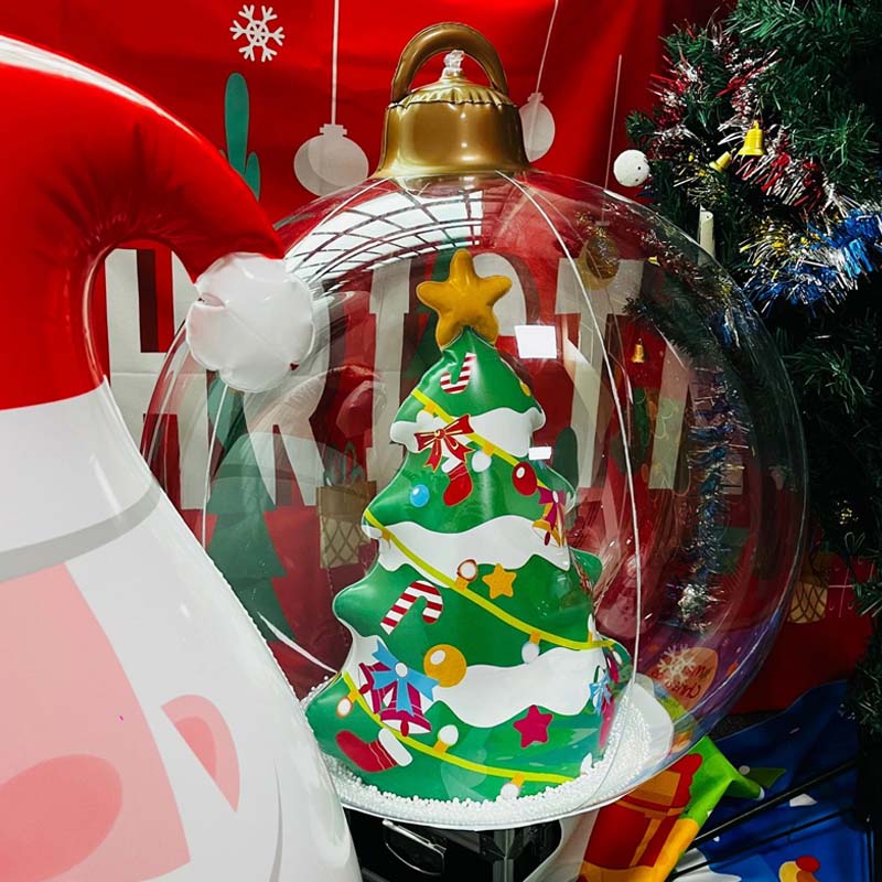 Aufblasbare Weihnachtskugeldekorationen