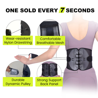 Verstellbarer Lendenwirbelstützgürtel Lower Back Brace