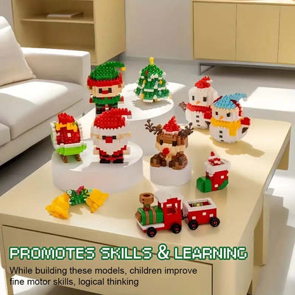 Weihnachts-Adventskalender-Bausteinset