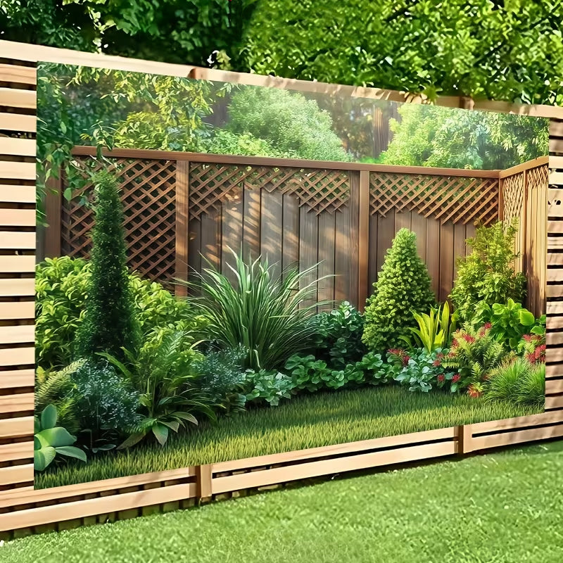🌲🌸 Verwandle deinen Garten in einen Zauberwald – ein Banner, unendliche Schönheit! ✨
