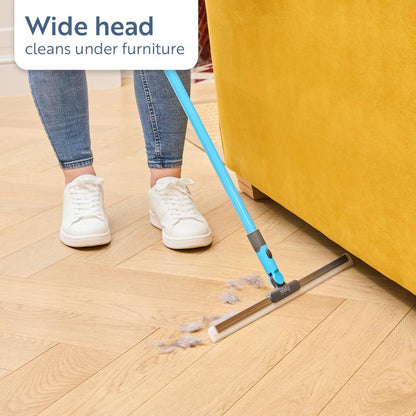🧼SCHLUSSVERKAUF: 💥2 zum Preis von 1 – Nur 14,99 €! 🔥🔥Minky Flexi Edge Sweeper: geeignet für alle Oberflächen wie Böden, Teppiche und Fenste