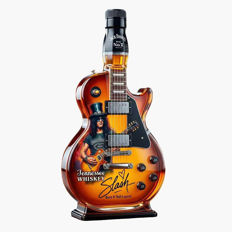 🤘Appetit auf Rock: Vintage Sunburst Gitarrenfigur als Spirituosenflasche🎸✨