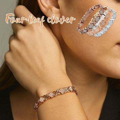 Magnetisches Vierblättriges Kleeblattarmbandds