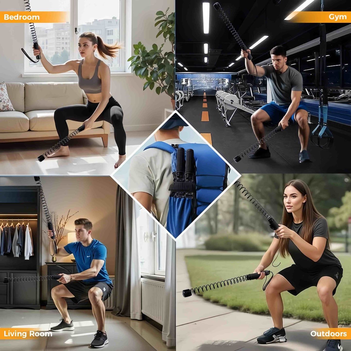 💥 Intensives Fitness-Training mit Seilen | Perfekt für Zuhause und Fitnessstudio 🏠