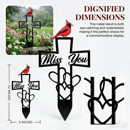 🐦LETZTER TAG DES SONDERVERKAUFS –💖Gedenktafel aus Metall für den Friedhof zum Gedenken✝️