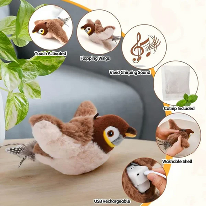 Simulation Elektrischer Spatz Schüttelvogel