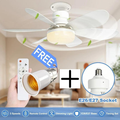⏳SOMMER-SCHLUSSVERKAUF 60 % RABATT🔥40-W-LED-Deckenventilator mit Beleuchtung – 20,5 Zoll, extrem leise, mit Fernbedienung 🎯 | E27 + KOSTENLOSER B22-Adapter 🔌 | Für Schlafzimmer 😴, Küche 👩‍🍳 und Garage 🛠️
