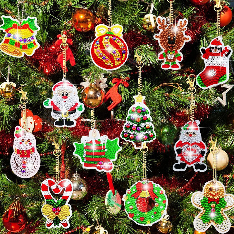 Design Weihnachts-Diamant-Malerei-Aufkleber-Set