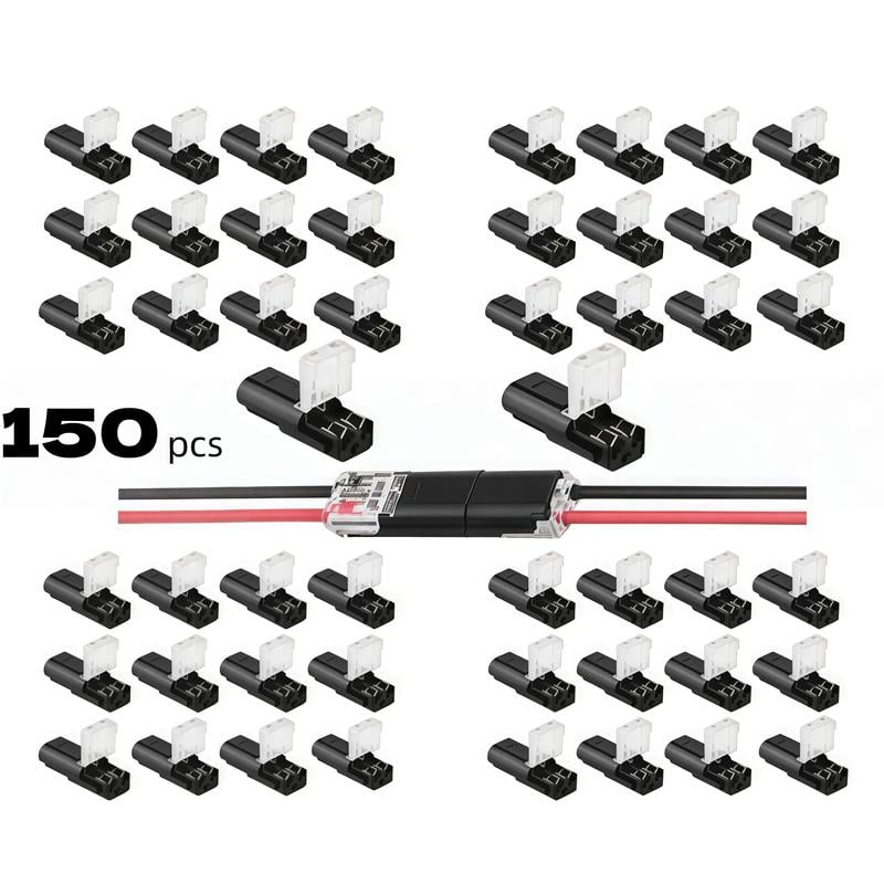 Doppeldraht-Steckverbinder Led-Lichtleisten-Steckverbinder 2 Pi