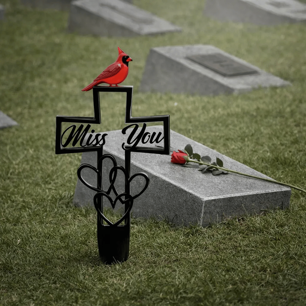 🐦LETZTER TAG DES SONDERVERKAUFS –💖Gedenktafel aus Metall für den Friedhof zum Gedenken✝️