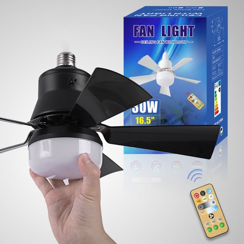 ⏳SOMMER-SCHLUSSVERKAUF 60 % RABATT🔥40-W-LED-Deckenventilator mit Beleuchtung – 20,5 Zoll, extrem leise, mit Fernbedienung 🎯 | E27 + KOSTENLOSER B22-Adapter 🔌 | Für Schlafzimmer 😴, Küche 👩‍🍳 und Garage 🛠️