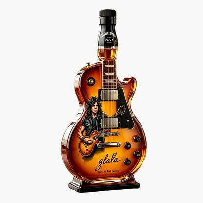 🤘Appetit auf Rock: Vintage Sunburst Gitarrenfigur als Spirituosenflasche🎸✨
