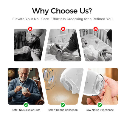 💅✨Universeller automatischer Fingernagelschleifer für Erwachsene und Kinder👶🔧