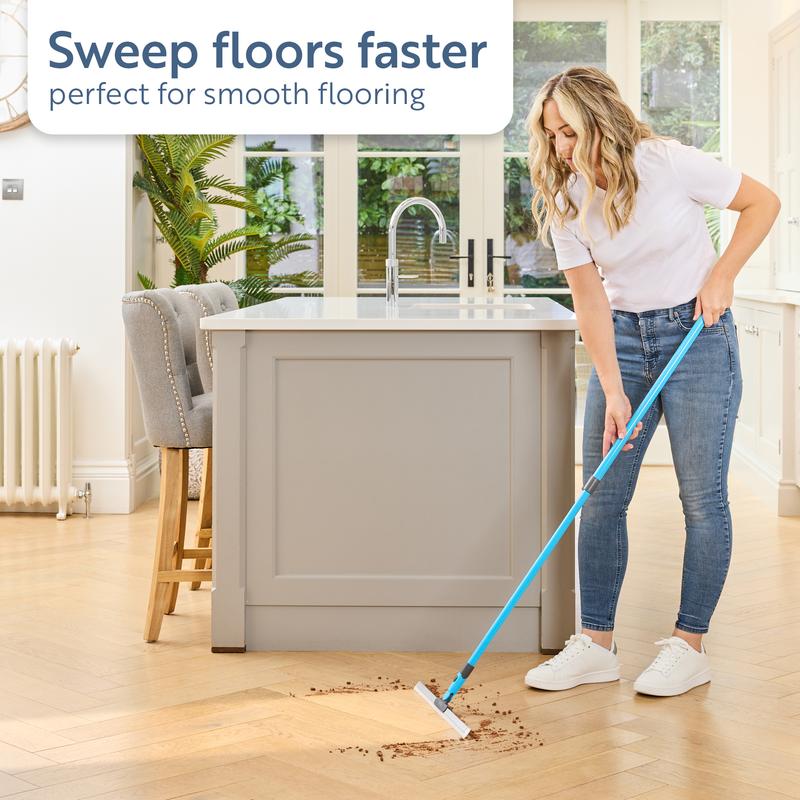 🧼SCHLUSSVERKAUF: 💥2 zum Preis von 1 – Nur 14,99 €! 🔥🔥Minky Flexi Edge Sweeper: geeignet für alle Oberflächen wie Böden, Teppiche und Fenste