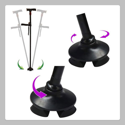 Alarm-LED-Doppelhandgriff-Seniorenstock
