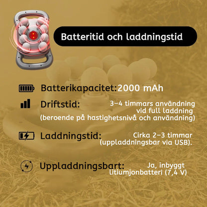 8 Köpfe Pferdemassagepistole