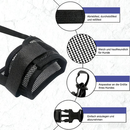 🐾 Hundemaulkorb – Sicher, Bequem & Atmungsaktiv